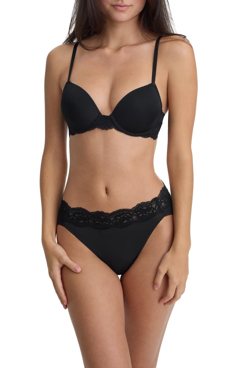 Skarlett Blue Divine Convertible T-Shirt Bra, Alternate, color, Black