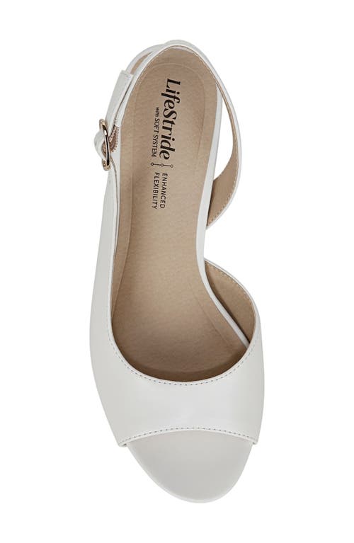 LIFESTRIDE LIFESTRIDE TELLER SLINGBACK PEEP TOE PUMP