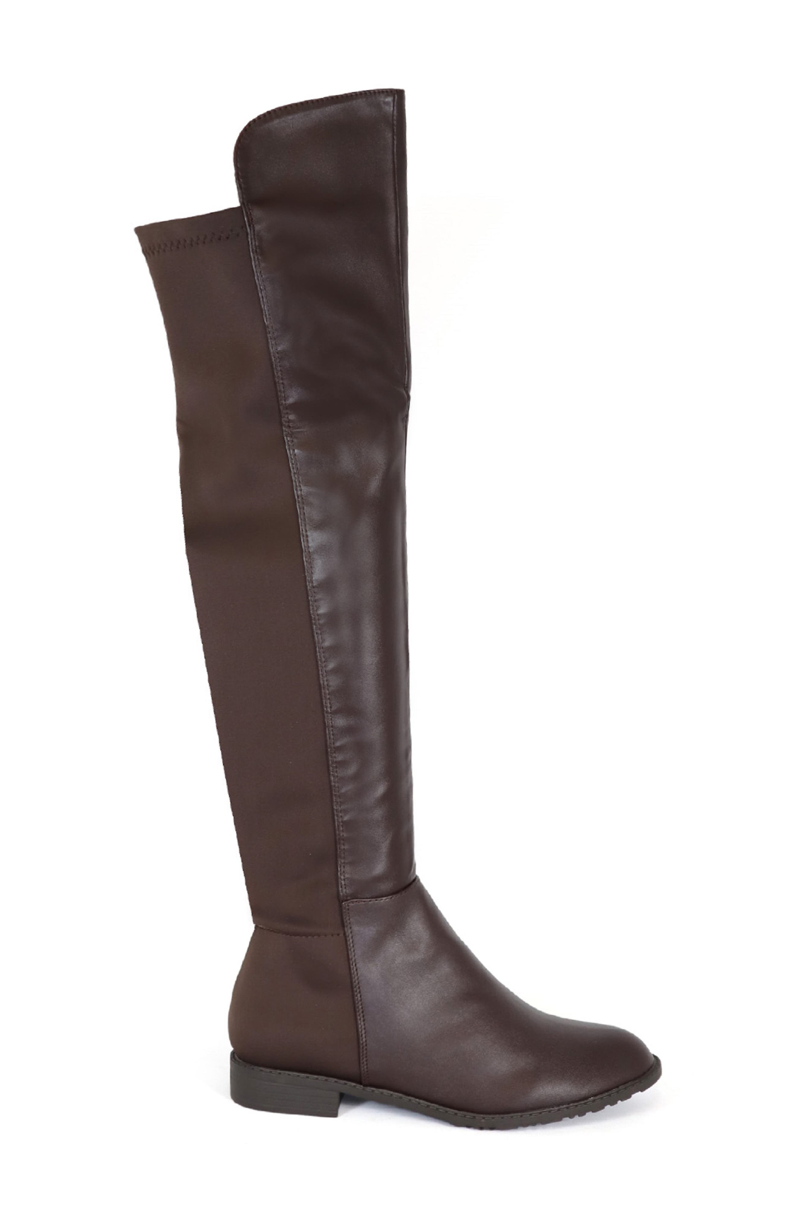 YOKI Erin 12 Tall Boot, Alternate, color, Brown