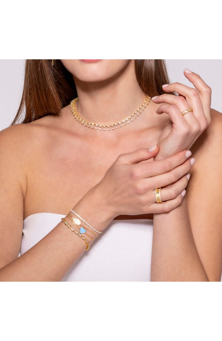 Anna Zuckerman Byzantine Diamond Crystalline Band, Alternate, color, Platinum