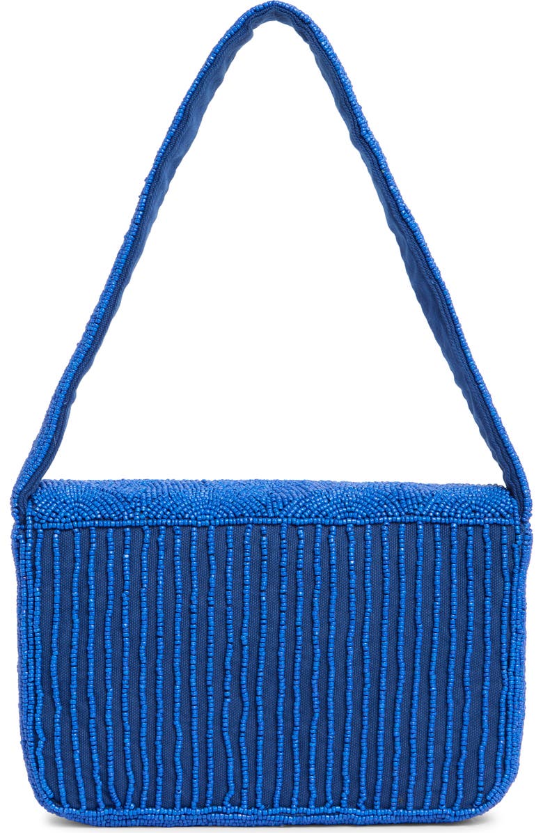 Jessica McClintock Emerson Beaded Shoulder Bag, Alternate, color, Blue