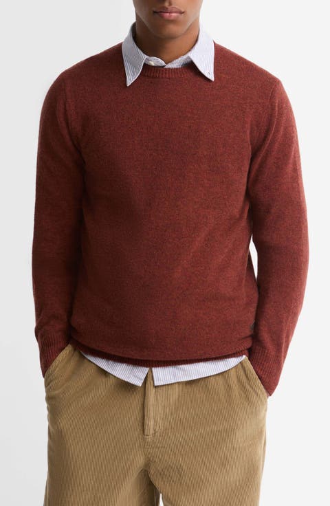 Essential Patch Wool Crewneck Sweater