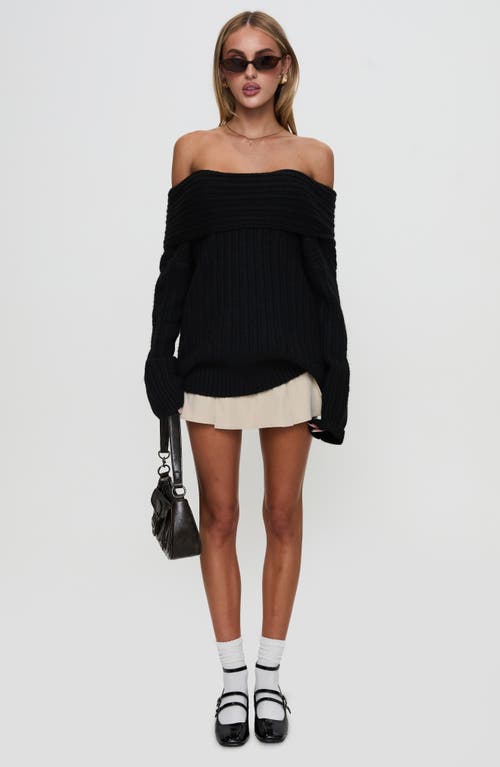 Princess Polly Snowie Off The Shoulder Sweater