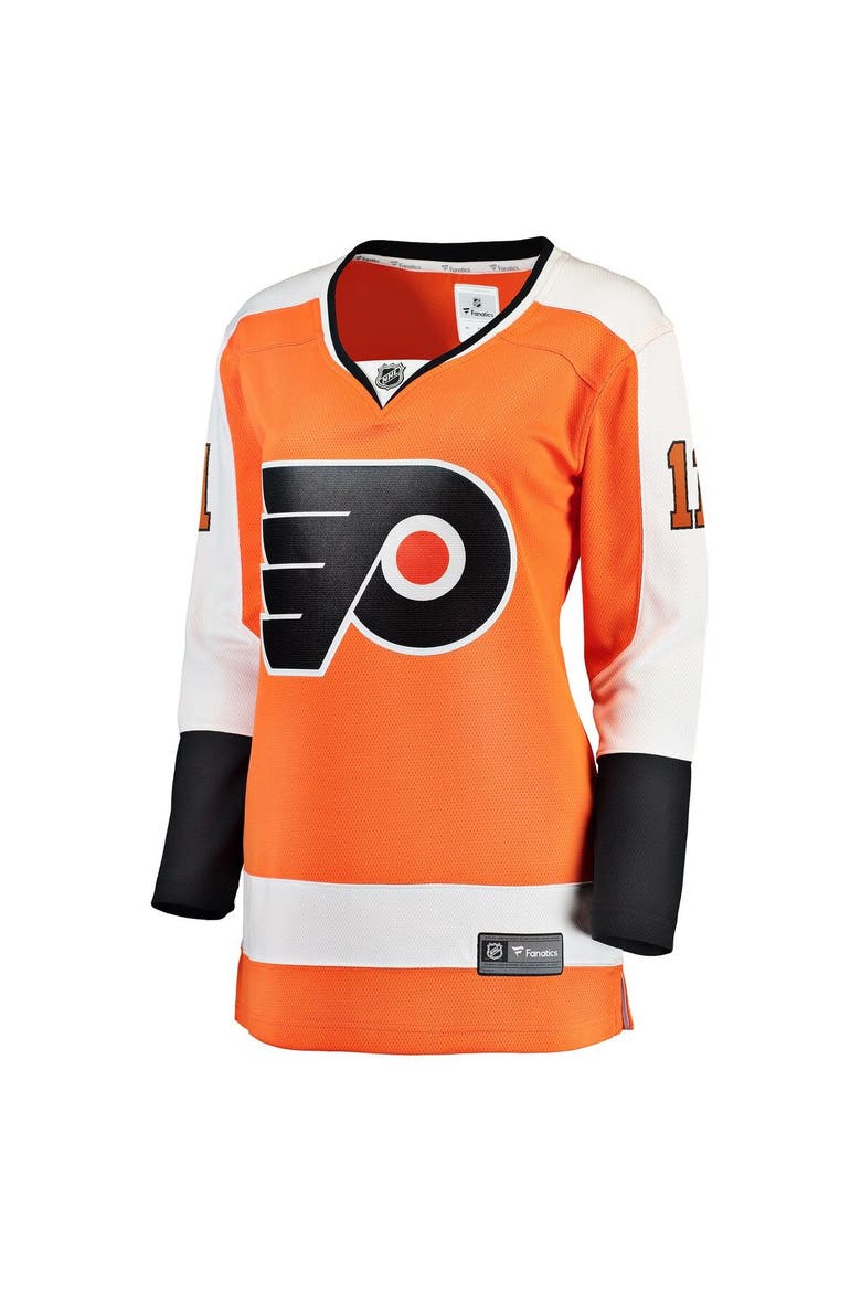 Women's Fanatics Branded Travis Konecny Orange Philadelphia Flyers Home Premier Breakaway Player Jersey, Alternate, color, Orange