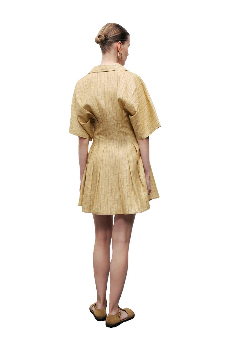 Nocturne Linen Mini Shirt Dress, Alternate, color, 