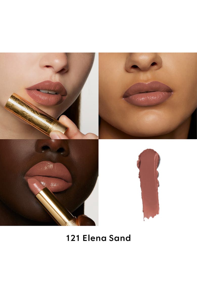Gucci Rouge à Lèvres Satin Lipstick, Alternate, color, 121 Elena Sand