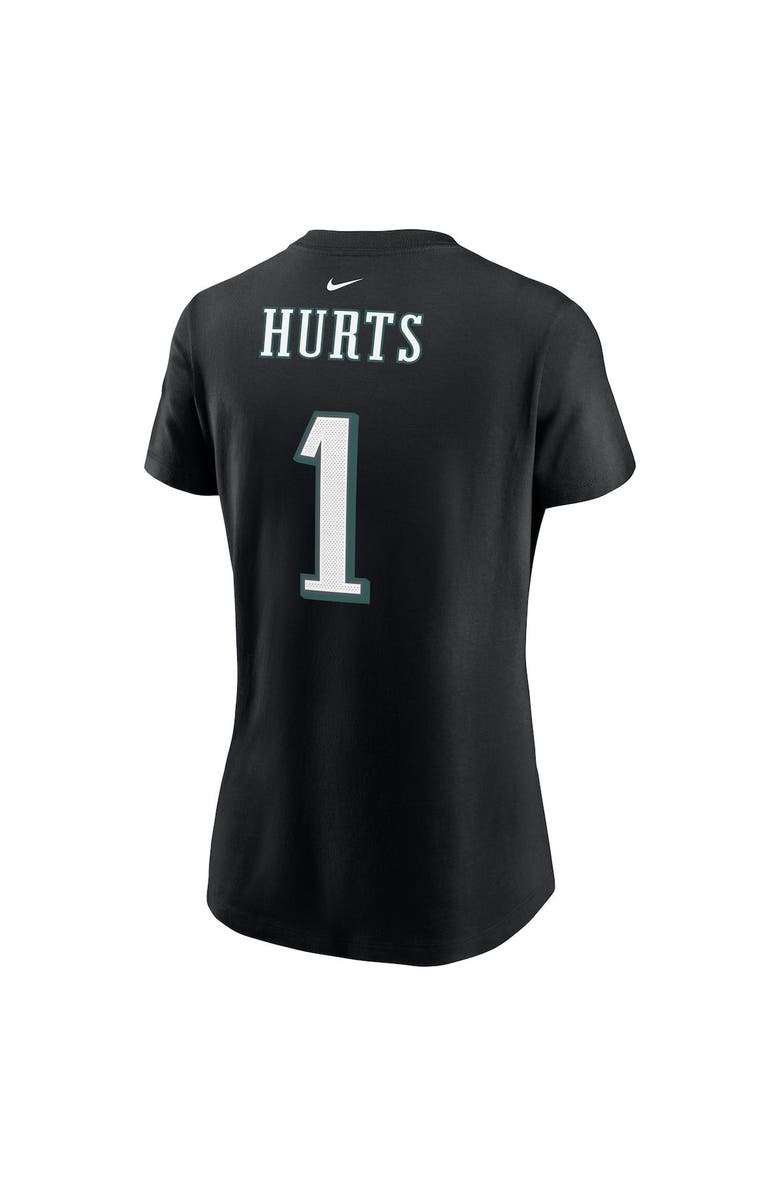 Nike Women's Nike Jalen Hurts Black Philadelphia Eagles Super Bowl LVII Name & Number T-Shirt, Alternate, color, 