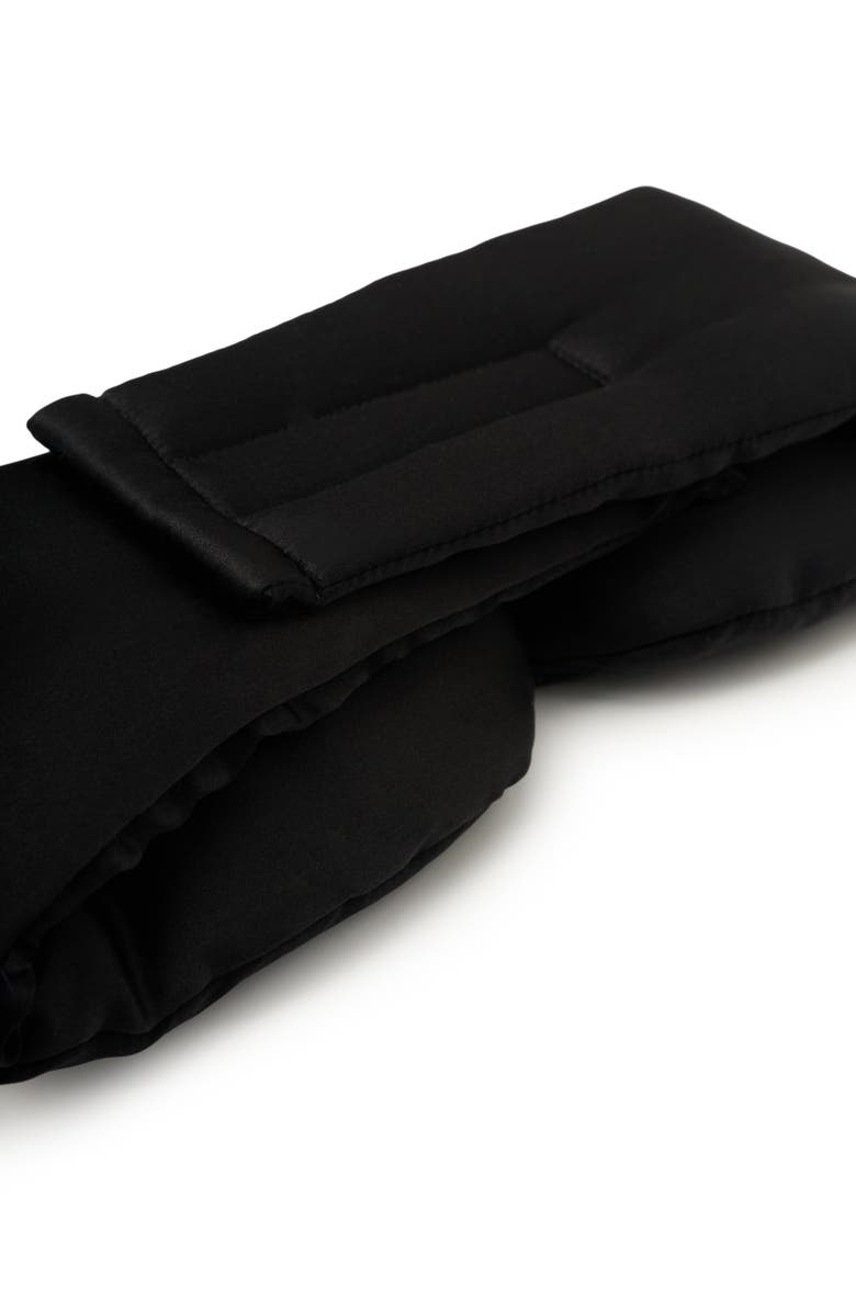 OLAH Dream Cloud Silk Eye Mask, Alternate, color, Black