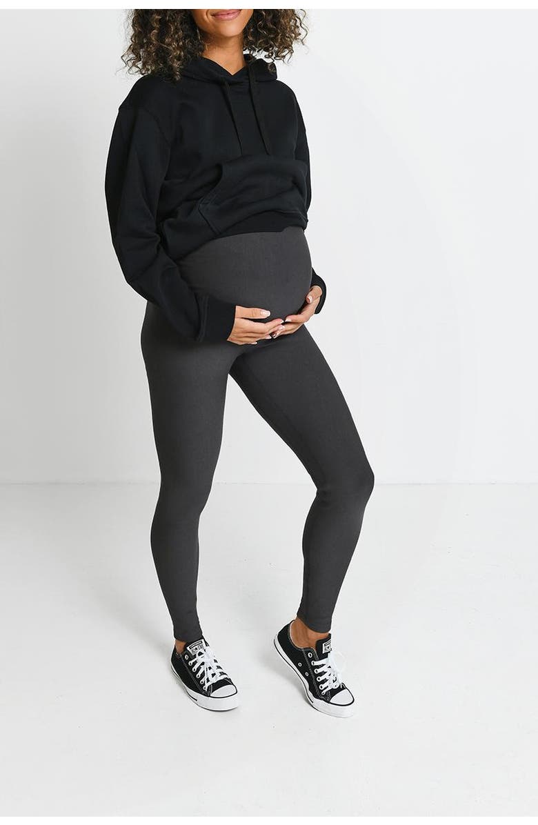 LOVALL Maternity Winter Leggings, Alternate, color, Dark Grey