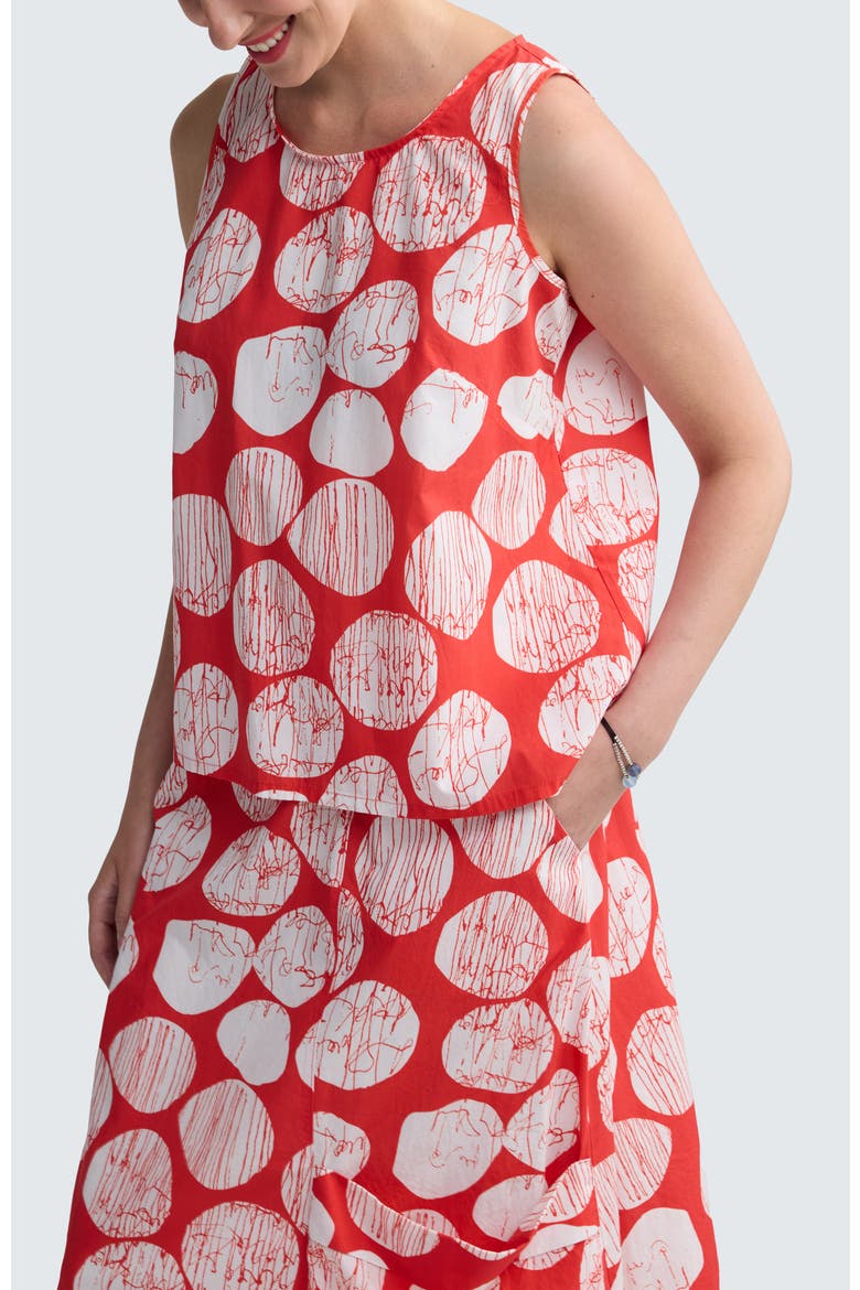 Orla Printed A-Line Top, Alternate, color, Mandarin Print