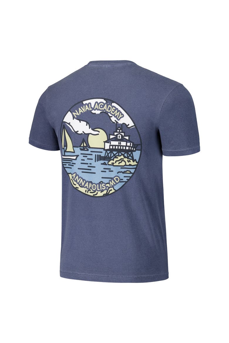 Unisex Navy Navy Midshipmen Scenic Comfort Colors T-Shirt, Alternate, color, Navy