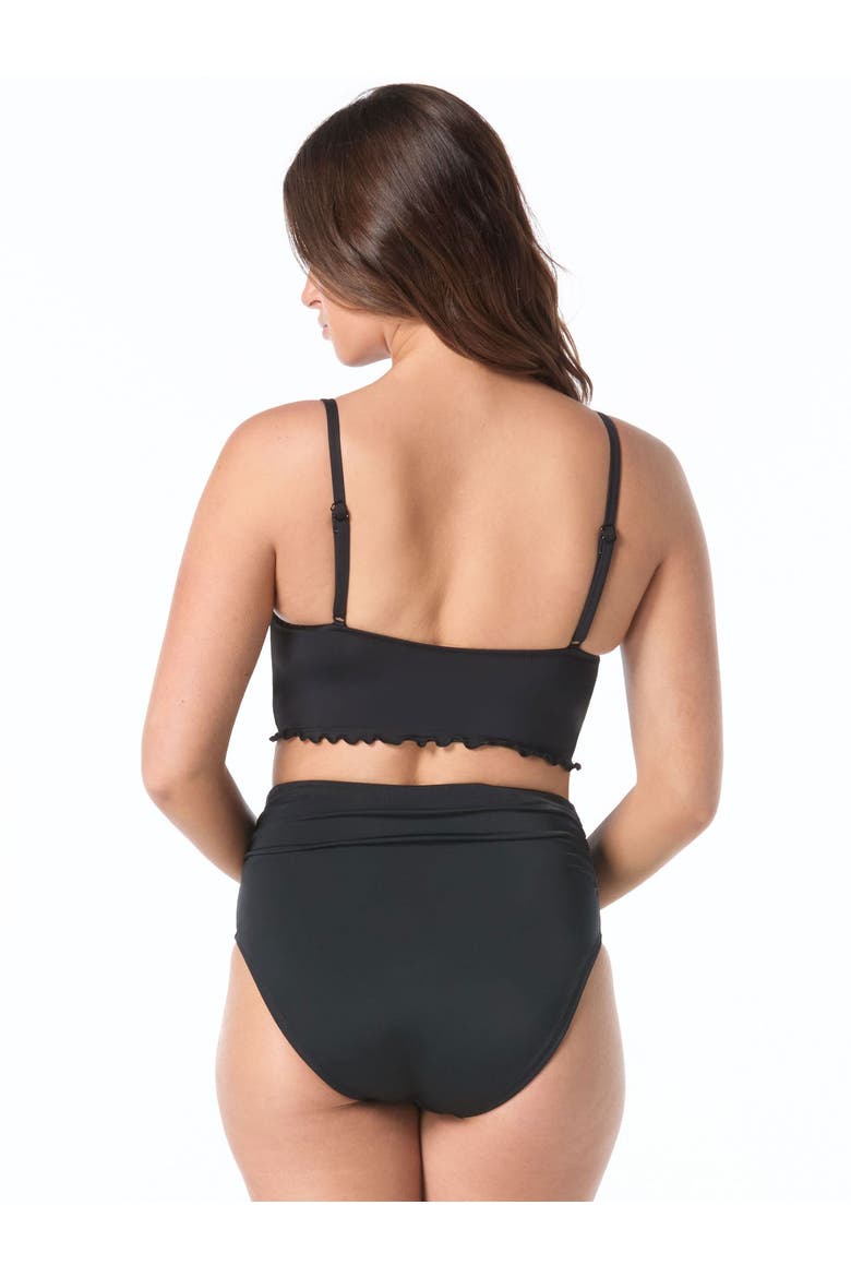 Lavish Crop Swim Top - DD-Cup, Alternate, color, Cast-Black