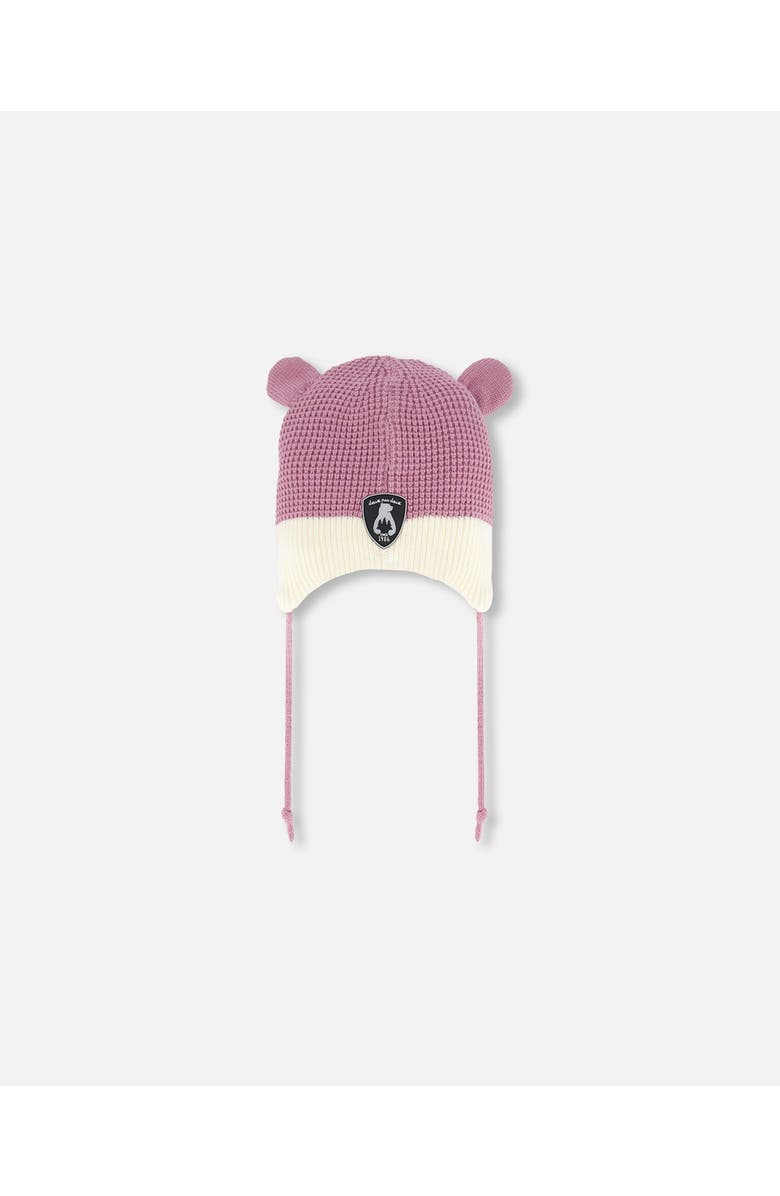 Deux par Deux Baby Girl's Peruvian Knit Hat Dusty Purple, Alternate, color, 