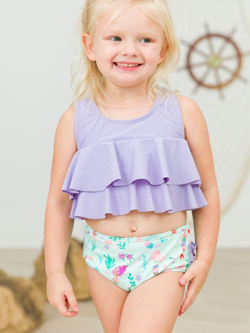 Rufflebutts Toddler Girls Flounce Bikini