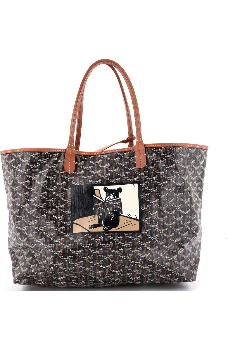 Pre-Owned Goyard Saint Louis Tote Printed Coated Canvas PM, Main, color, Print