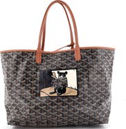 Pre-Owned Goyard Saint Louis Tote Printed Coated Canvas PM