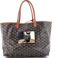 Pre-Owned Goyard Saint Louis Tote Printed Coated Canvas PM