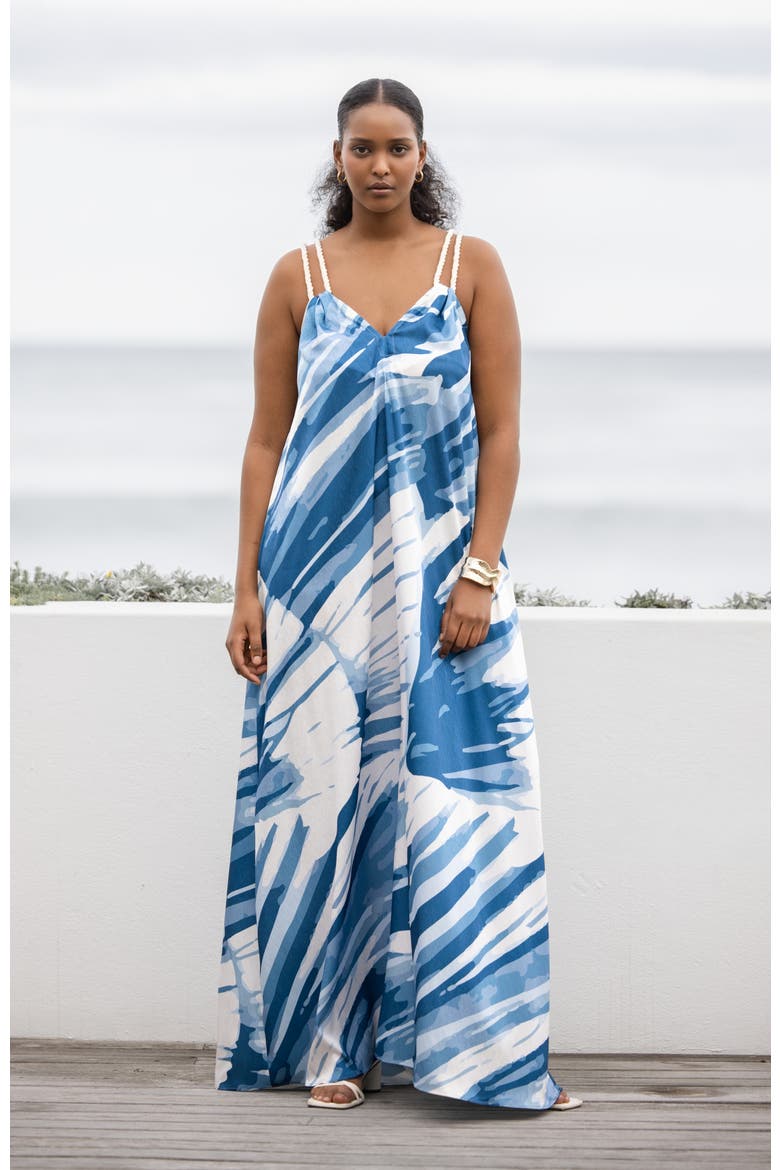 Jwana Rope Dress Loa, Alternate, color, Loa Blu