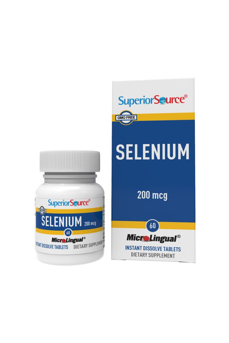 Selenium Selenomethionine Instant Dissolve Tablets, Main, color, White
