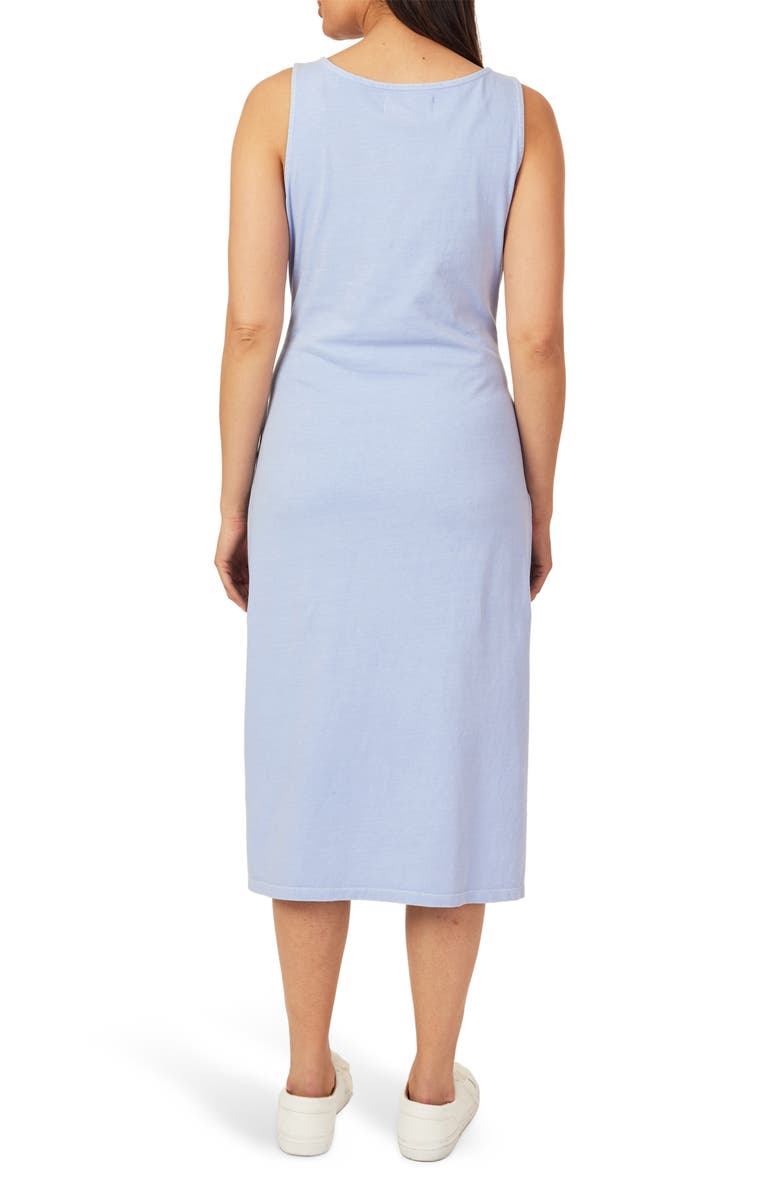 C & C California Madison Tie Tank Midi Dress, Alternate, color, Hydrangea