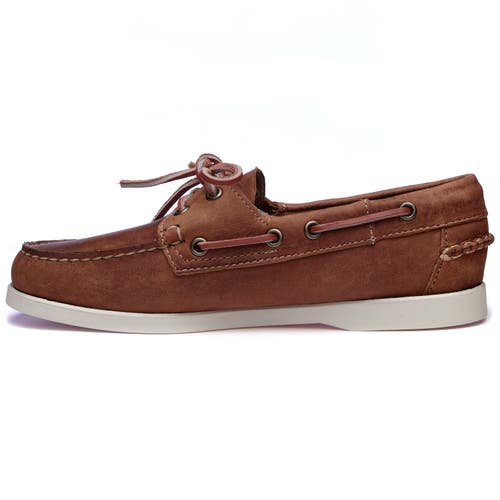 Sebago Portland Horse Boat Shoes In Brown