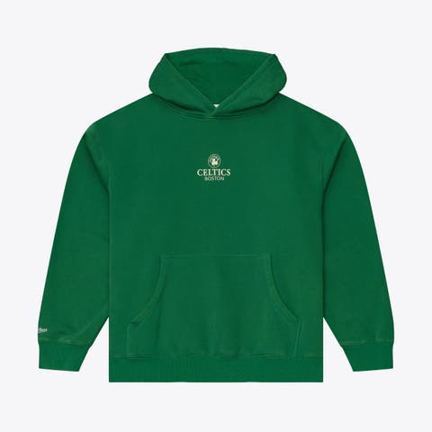 Men's Mitchell & Ness Green Boston Celtics Core Fleece Hoodie