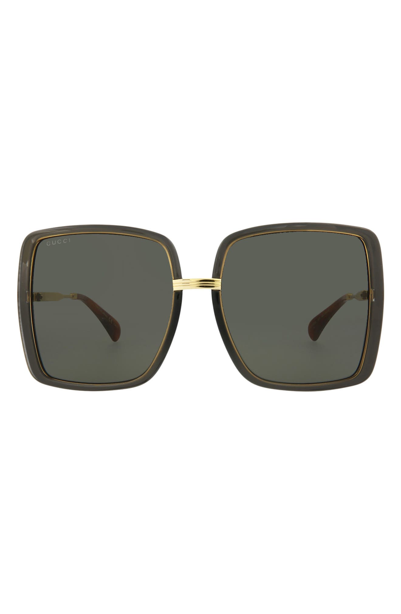 Gucci 60mm Oversize Butterfly Sunglasses