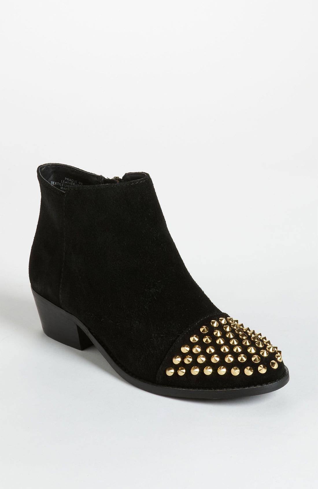 'Praque' Bootie, Main, color, BLACK SUEDE