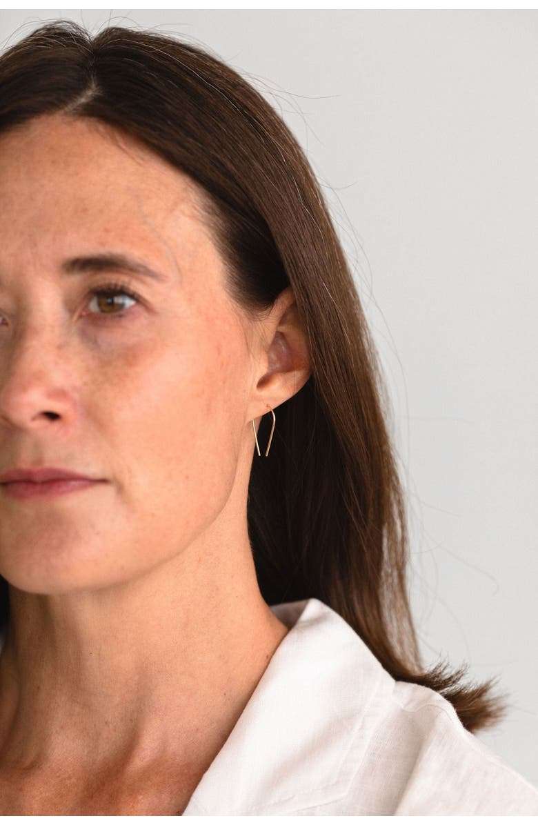 Sheena Marshall Jewelry Palmer Arch Threader Earrings, Alternate, color, 14K Gold Fill