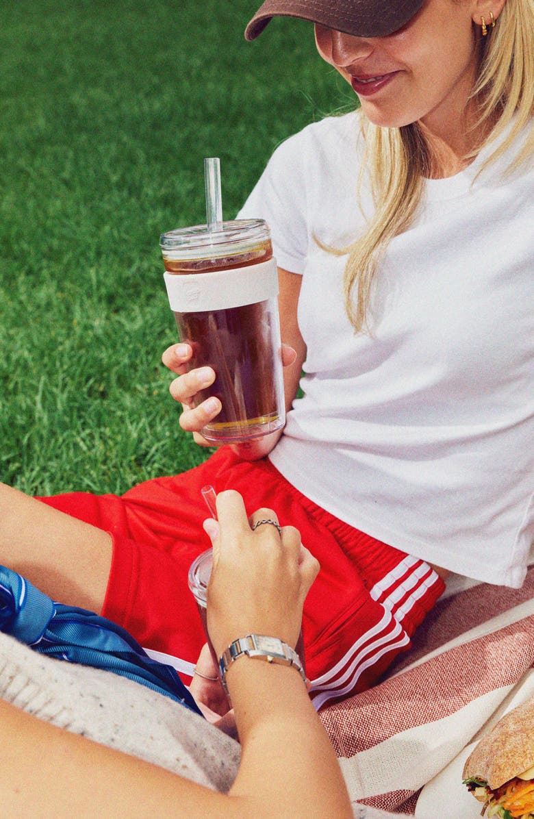 KEEPCUP Cold Cup Longplay with Boba Straw, Alternate, color, Chalk