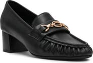 Anne Klein Akkarin Faux Leather Loafer Pump