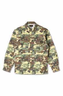 STAN RAY Woodland Camo Cotton Ripstop Button-Up Shirt