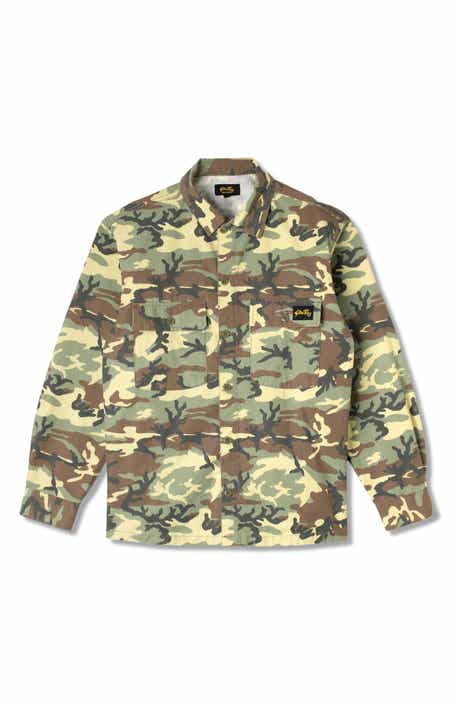STAN RAY Woodland Camo Cotton Ripstop Button-Up Shirt