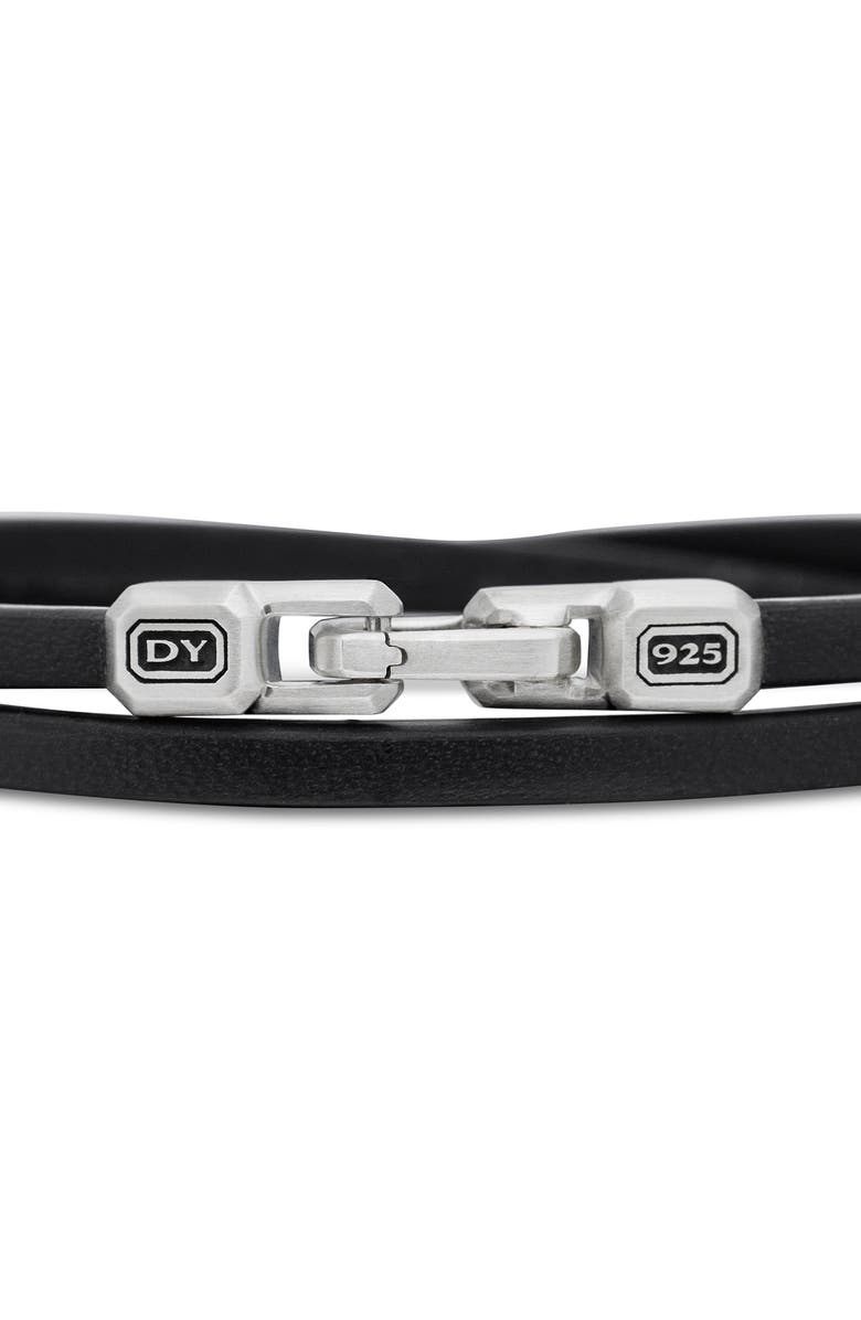 David Yurman Streamline Double Wrap Leather Bracelet, Alternate, color, 