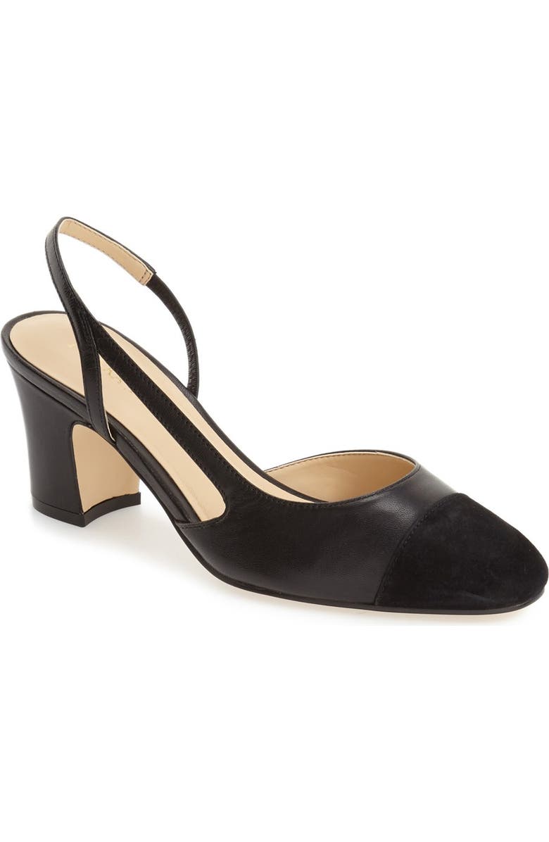 Ivanka Trump 'Liah' Slingback Cap Toe Pump, Main, color,
