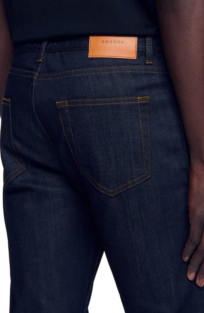 SANDRO Raw jeans - narrow cut, Alternate, color, Raw-Denim