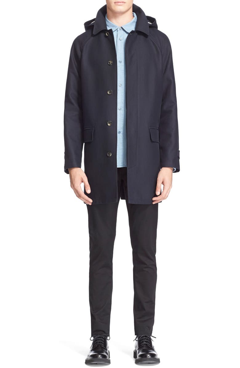 A.P.C. Hooded Cotton Parka, Alternate, color,