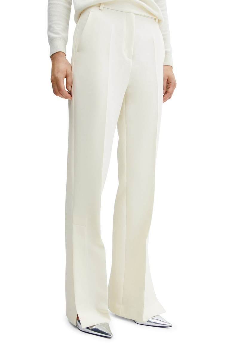 Straight Leg Pants, Main, color, ECRU