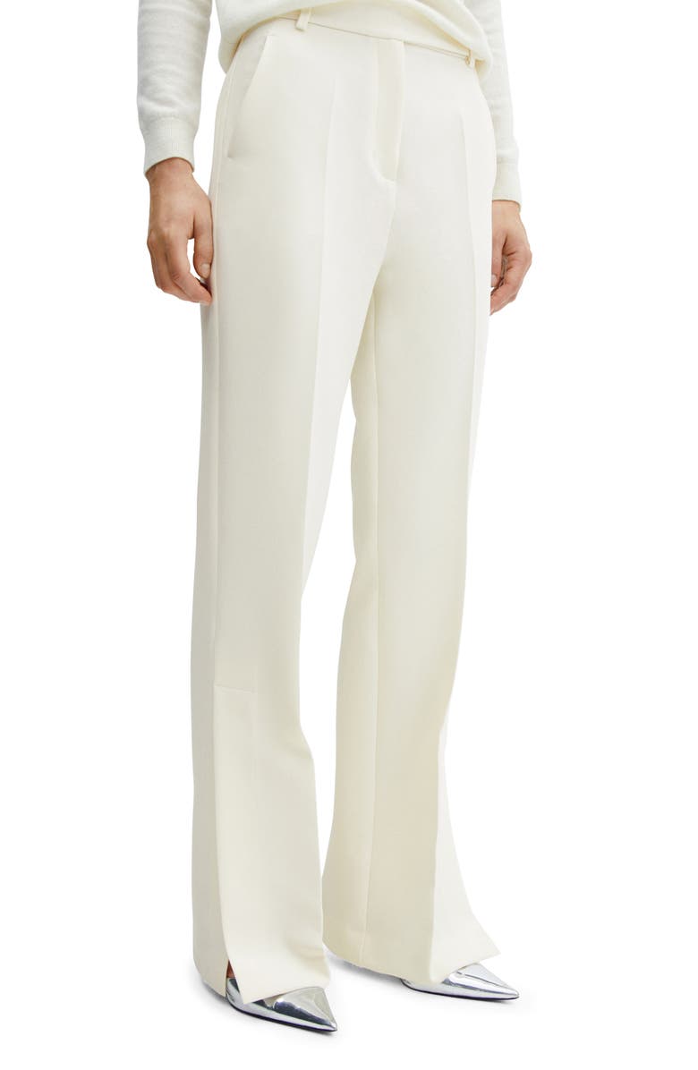 MANGO Straight Leg Pants, Main, color,