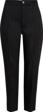 SETCHU Origami Pintuck Slim Straight Leg Virgin Wool Blend Pants