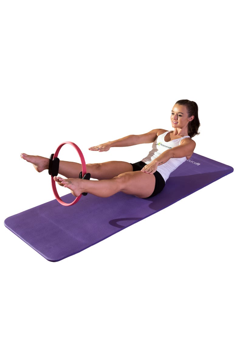 ProsourceFit Pilates Resistance Ring, Alternate, color, Pink