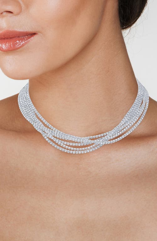 Jardin Layered Necklace In Silver