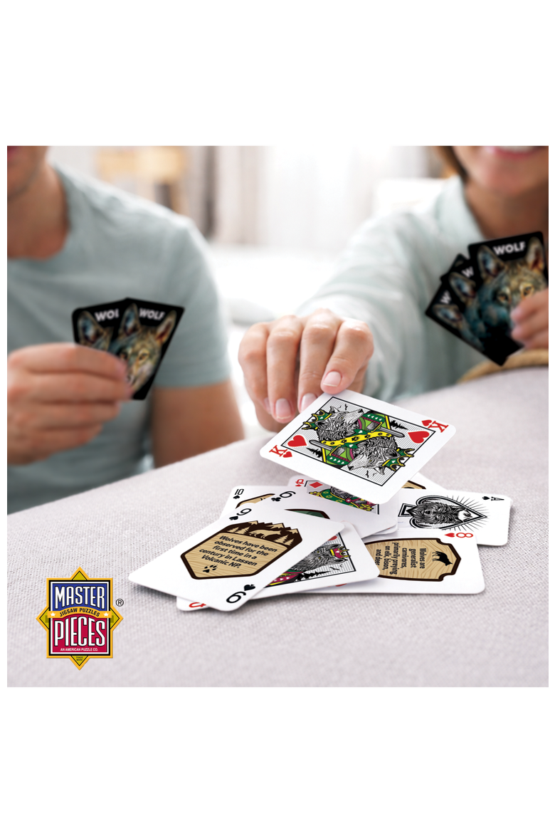 Wolf Playing Cards, Alternate, color, Multicolor