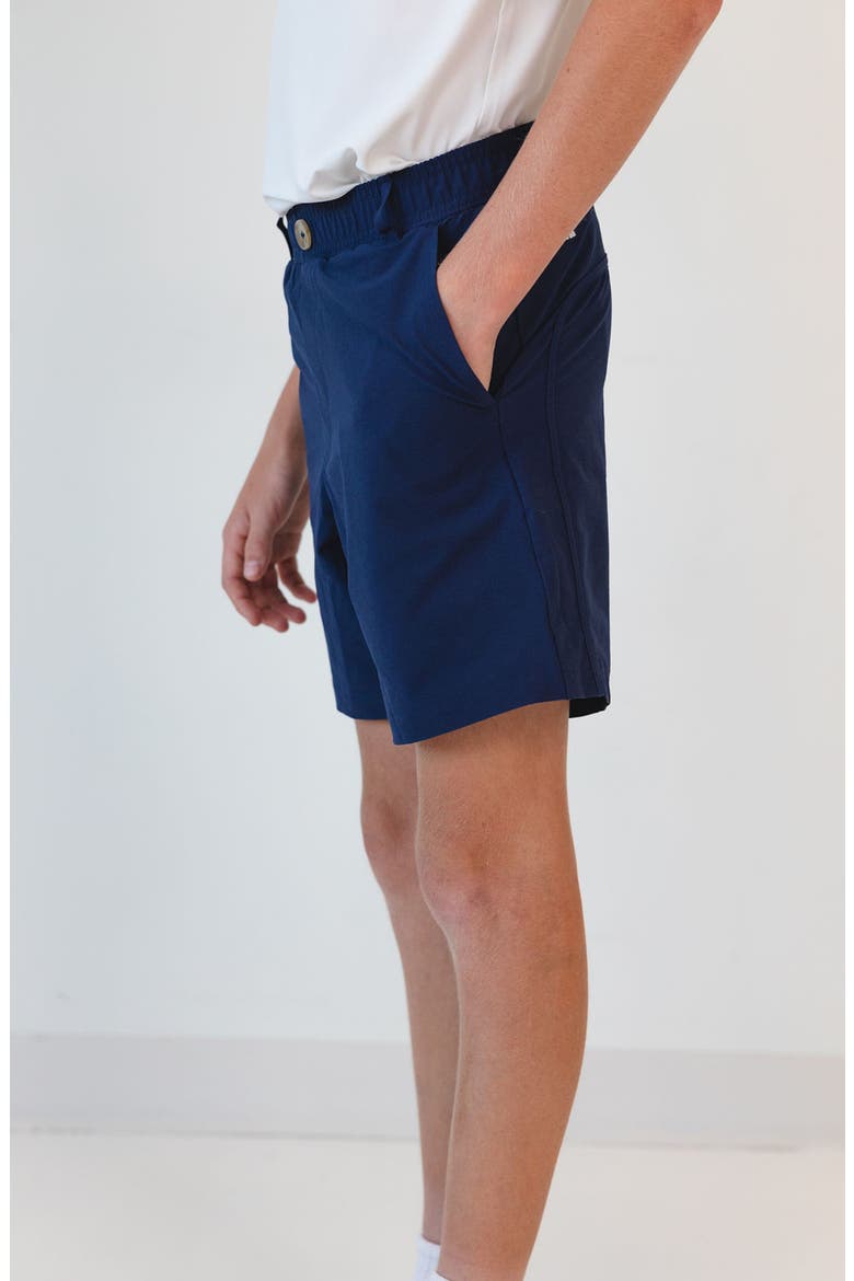 Boys Dress Short, Alternate, color, Navy
