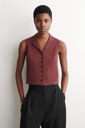 COS Bouclé-Knit Vest