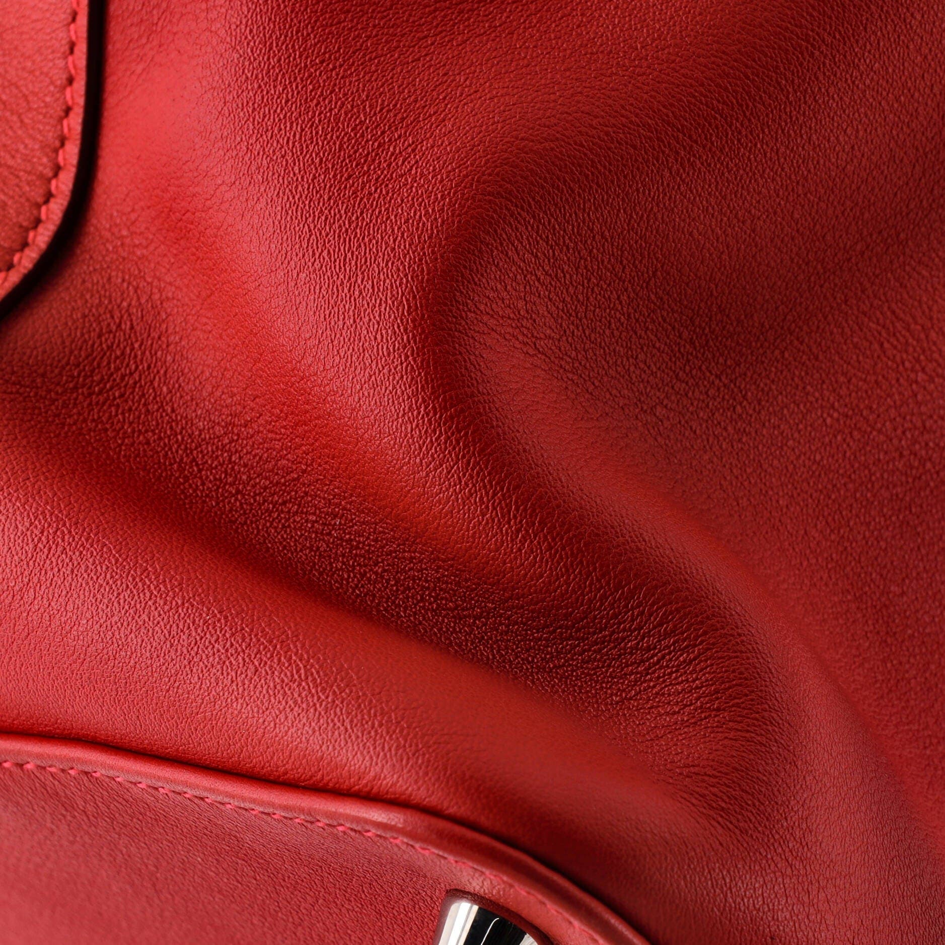 Pre-Owned Hermes Toolbox Bag Swift 26, Alternate, color, Rouge Casaque