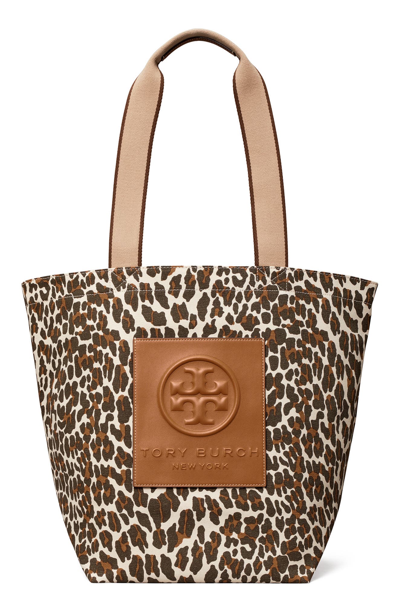 Tory Burch Gracie Print Canvas Tote, Main, color, 