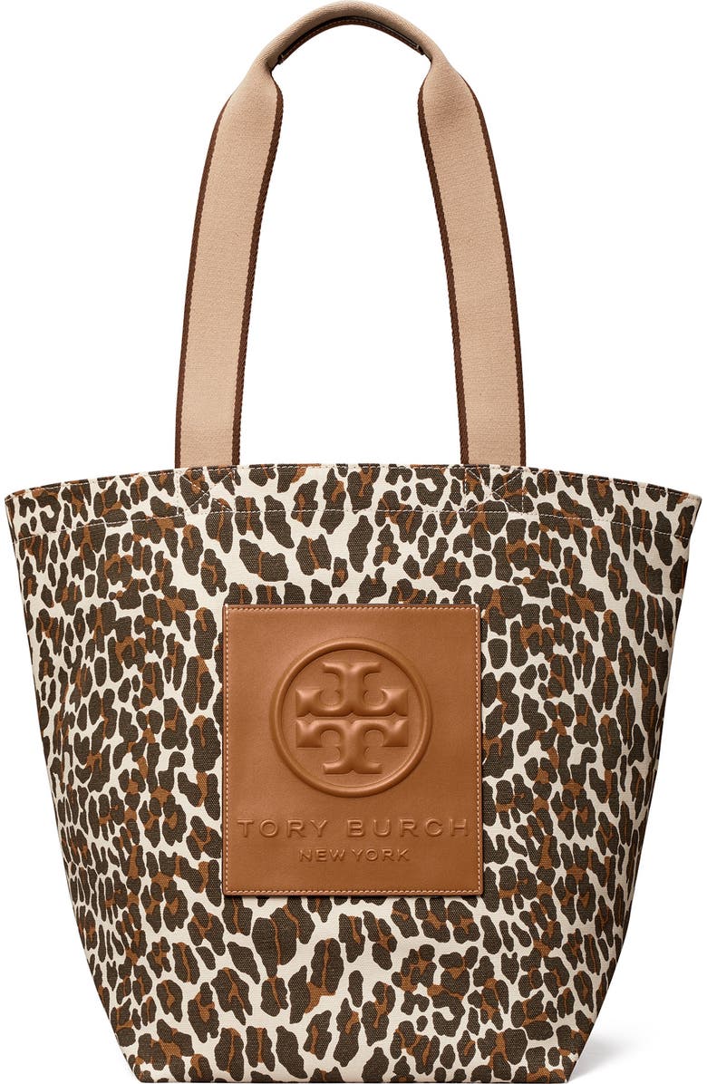 Tory Burch Gracie Print Canvas Tote, Main, color,