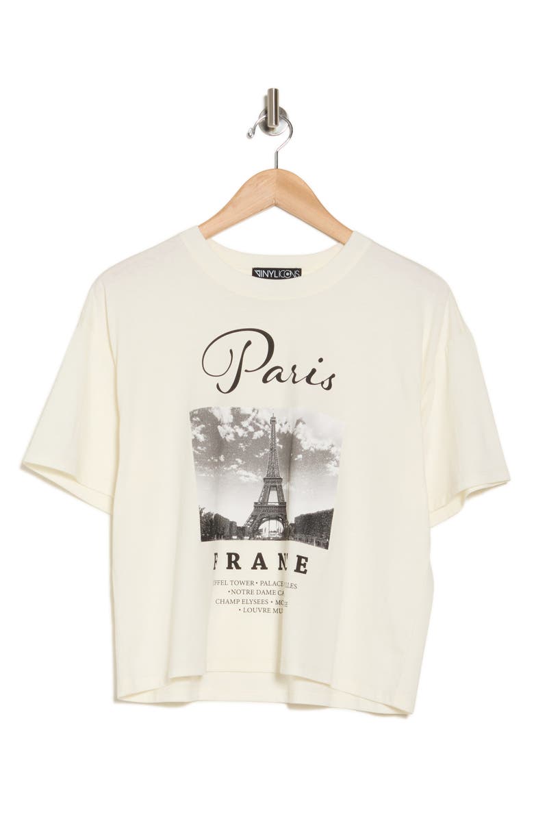 Vinyl Icons Paris, France Graphic T-Shirt, Alternate, color,
