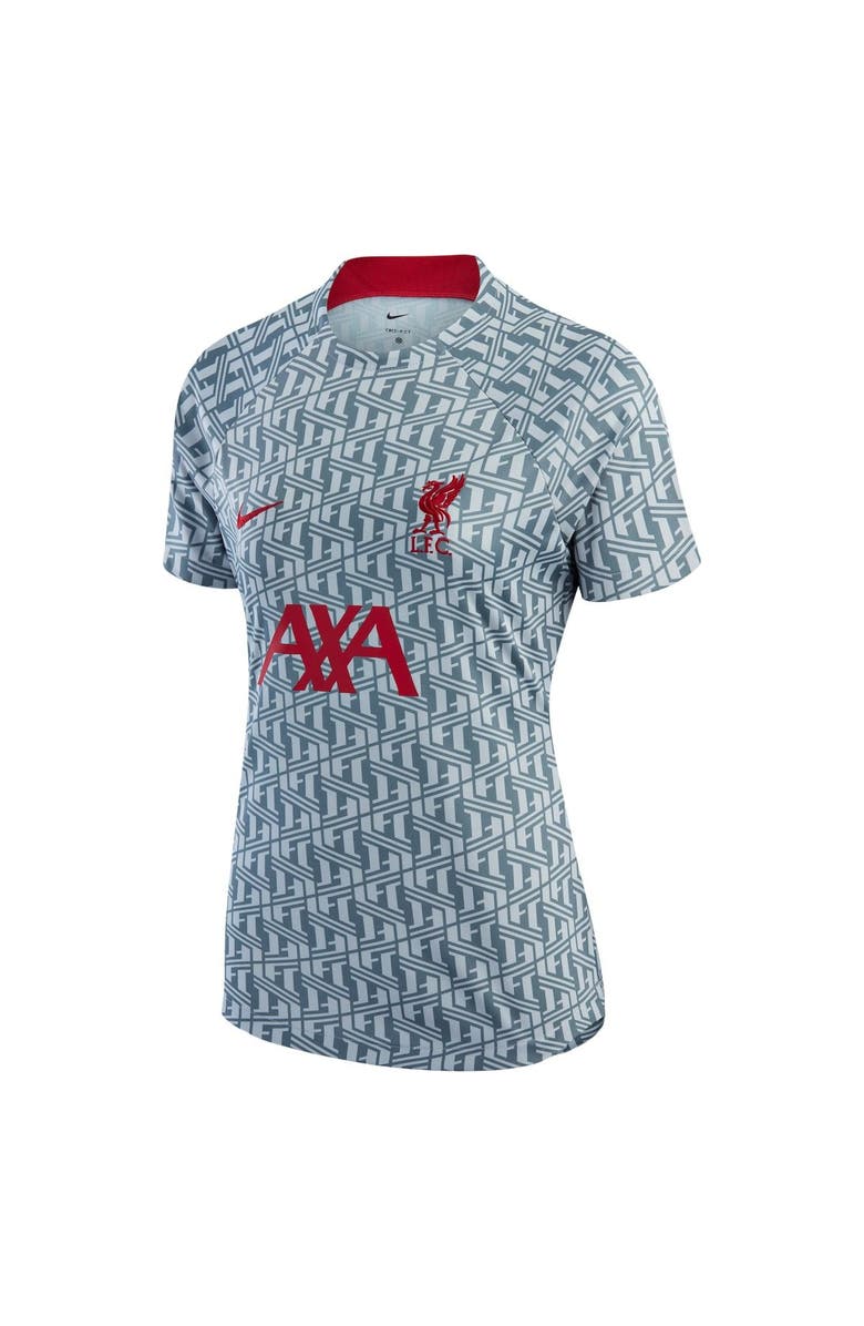 Nike Women's Nike Gray Liverpool 2022/23 Pre-Match Raglan Performance Top, Alternate, color, 